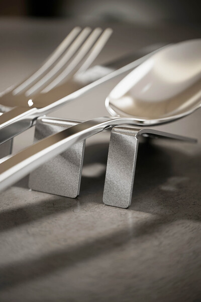 iwa concept 6-Piece Dome Design Ramadan Metal Cutlery Holder - Metal Tablewar...