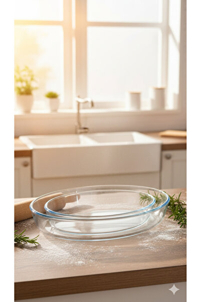 Masterchef Elite 2-Piece Plain Oval Serving Plate, Salad Bowl, Presentation D...