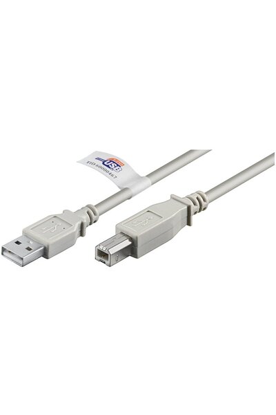 goobay USB 2.0 St.A-St.B gray 5m