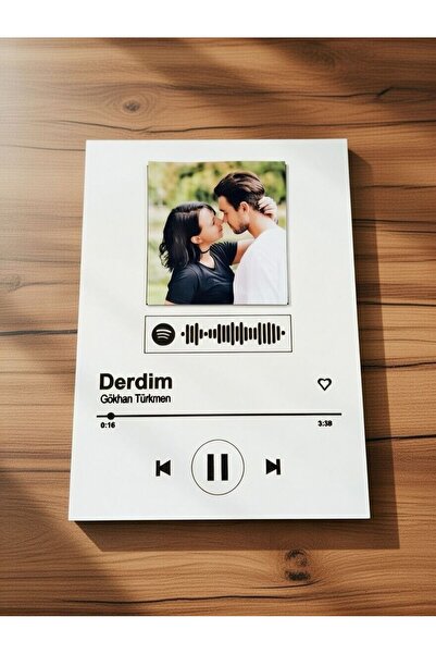 delibal Sevgililer Gününe Özel Spotify Barkodlu Plak, Kişiye Özel Doğum Günü ...