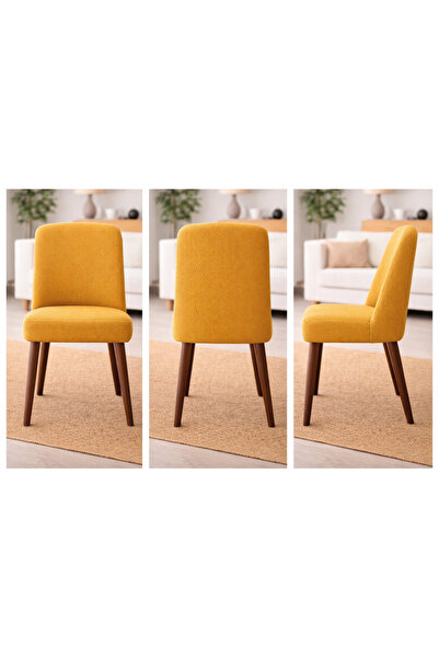 Akbal Home Sandalye Kılıfı 4 Adet Standart Retro Kare Bal Petek Kumaş Yüksek ...