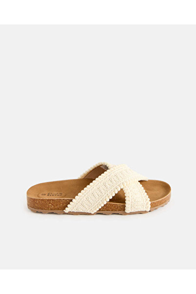 REDTAG Women Beige Textured Espadrille Mule