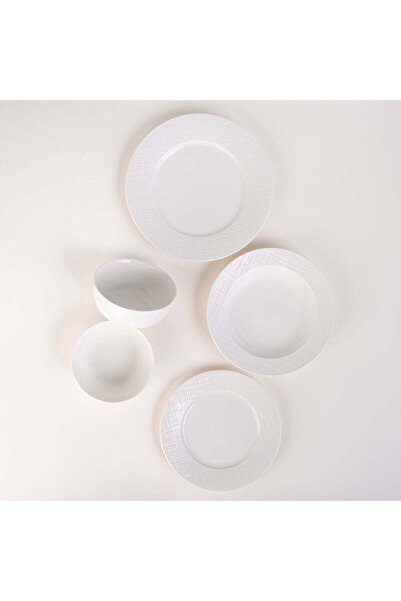 Generic La Mesa white porcelain 16pcs dinner set