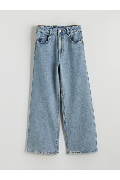 LC Waikiki بنطلون جينز واسع الساق للبنات