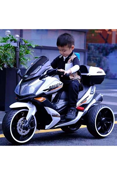 Leno Electric Tricycle for Kids 12V with Dual Motors and Bluetooth - D201 (Wh...