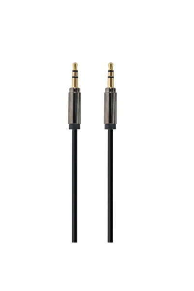 Gembird Stereo audio CABLE (3.5 mm jack T/T), 1m, gold-plated connectors, bla...