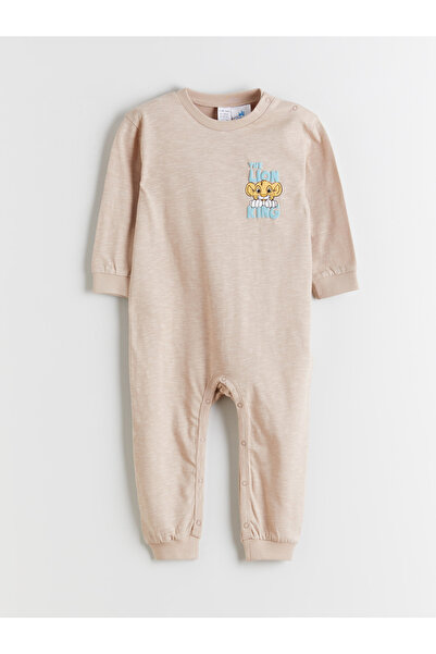 LC Waikiki بدلة أطفال أولاد مطبوعة برسومات الأسد الملك