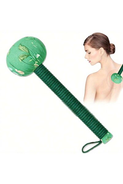 Choice ACC-26CM Long-Handled Wormwood Massage Hammer for Lymphatic Drainage -...