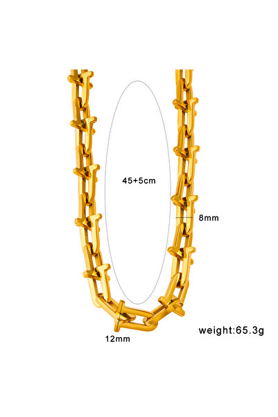 Choice CK1351-Gold-Neck Stainless Steel High Quality Necklace Bracelet For Wo...