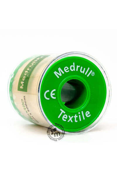Medrull ضمادات لاصقة ملفوفة من القماش 5 سم × 500 سم