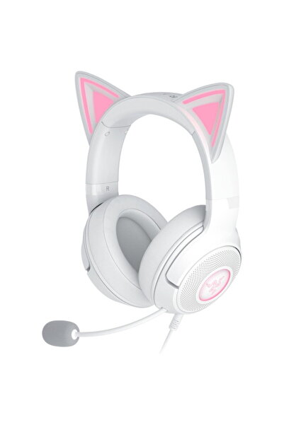 RAZER Kraken Kitty V2, Wired, Headset, Alb