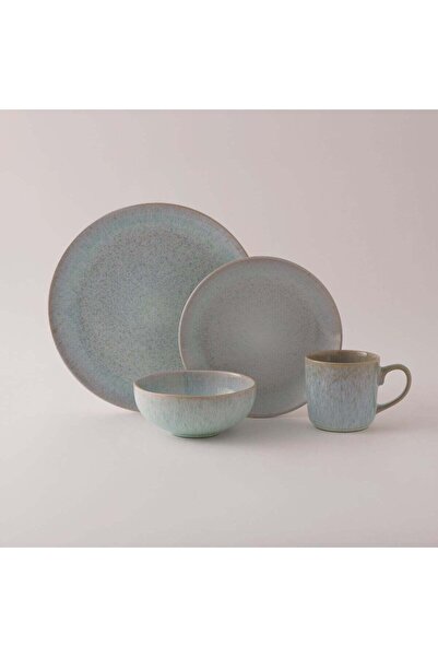 Generic La Mesa Stoneware Dinner Set 16Pcs, Blue