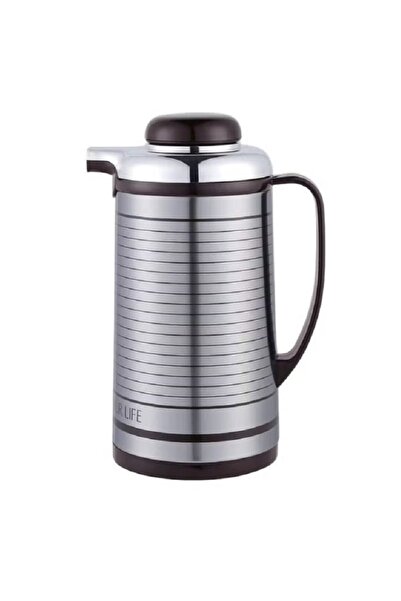 LYNX LY-1109 Insulated Thermal Coffee Pot, 1.9 Liter Capacity, Double Wall Va...