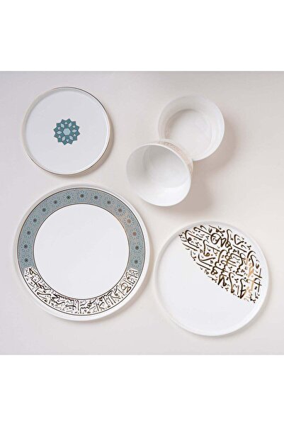 Generic طقم عشاء بورسلين لا ميسا ميسك - 16 قطعة