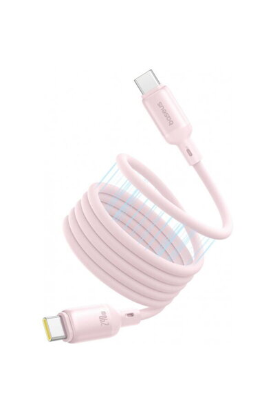 Baseus USB-C - USB-C PicoGo Data and Charging Cable, 240W, 1m, Pink
