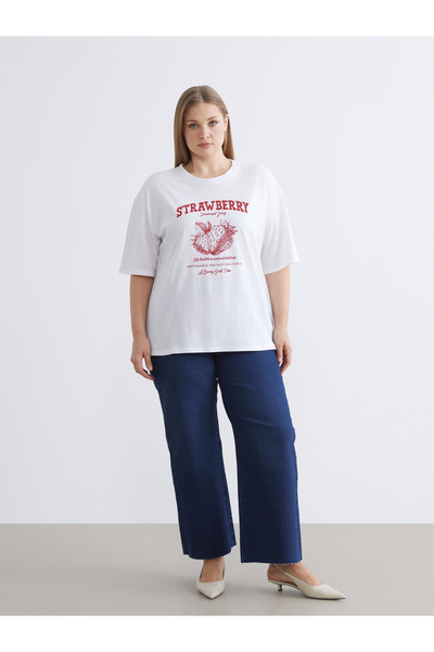 LC Waikiki بنطلون جينز نسائي واسع الساق