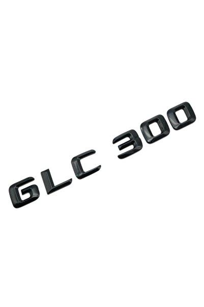 MERCEDES Emblemă neagră GLC 300 pentru portbagaj