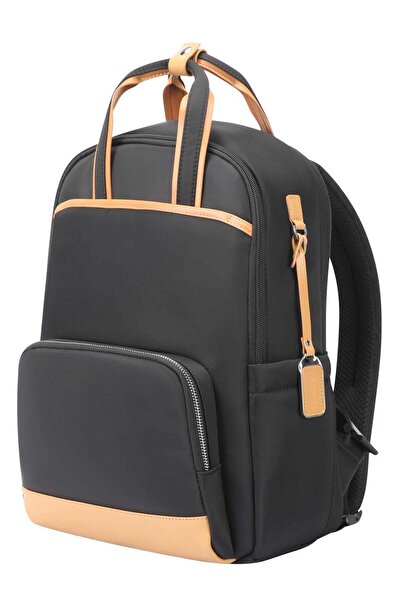 BOPAI حقيبة ظهر احترافية للكمبيوتر المحمول - حقيبة عمل أنيقة مزودة بحزام للأم...