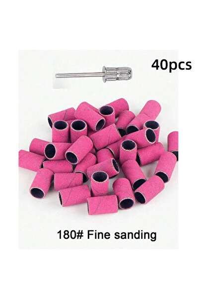 choice2 40 قطعة من أشرطة الصنفرة بدرجة خشونة 180 لجهاز حفر الأظافر، رؤوس صنفر...