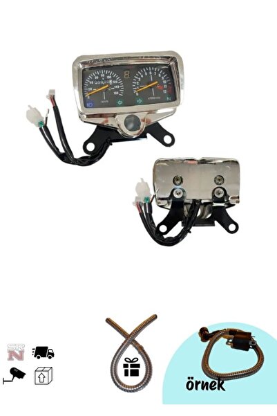 GMS CG Nikel Kilometre saati Çift Telli benzin göstergesiz +(145 cm tel kılıf)