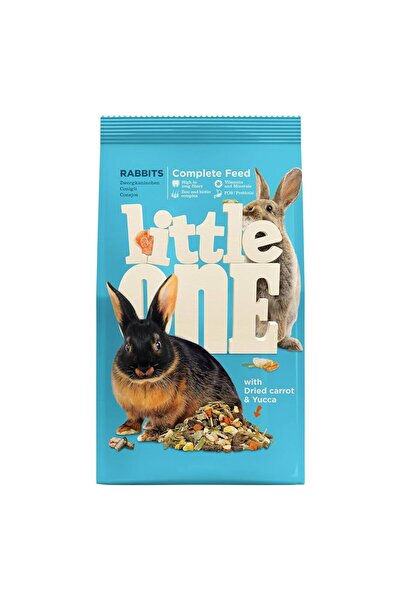 Little One Complete Feed With Dry Carrot And Yucca Food For Rabbits 900g