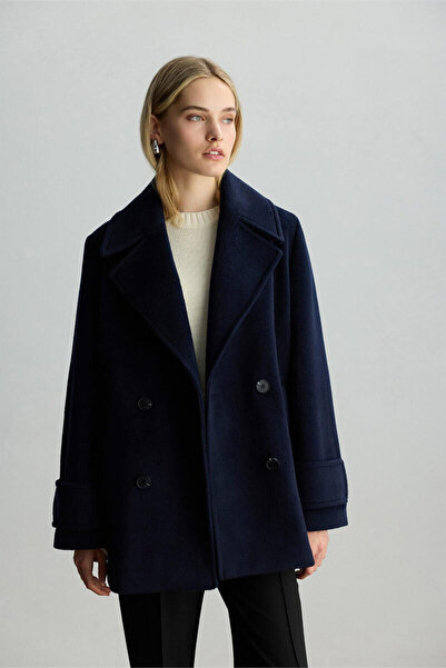 BE BLUE СИНІЙ КРУВАЗЕ ПАЛЬТО