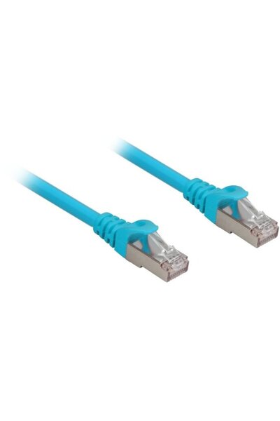 SHARKOON network cable RJ45 CAT.6a SFTP LSOH blue 0,25m - HalogenFree