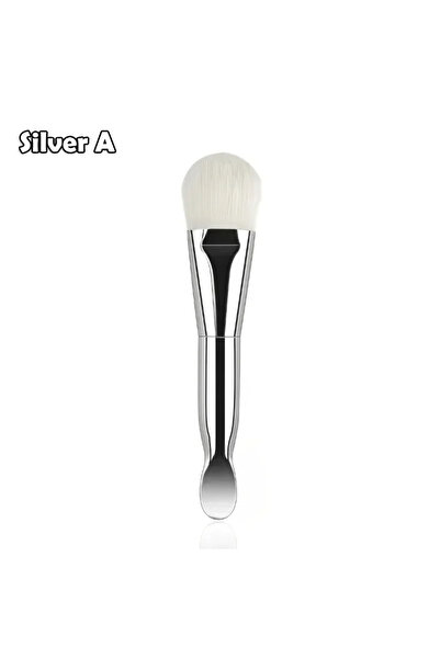 Choice Sliver A Dual-Use Silicone Facial Mask Brush with Soft Head And Diggin...