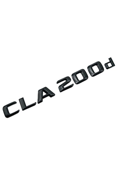 MERCEDES Emblemă CLA 200d pentru portbagajul spate Mercedes, neagră