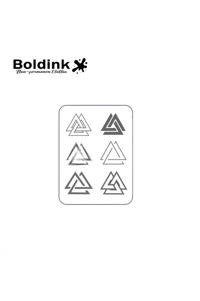 Choice B058-0810M Geometry Temporary Tattoo,Lasts To 15 Days New Technology M...