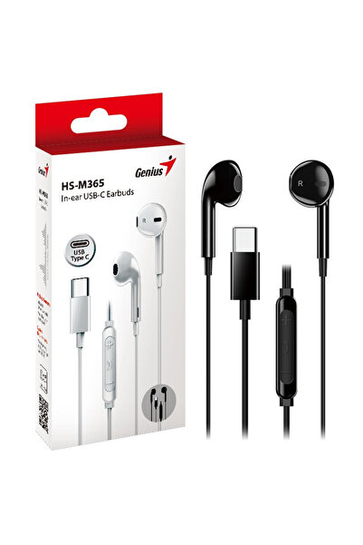 GENIUS HS-M365, in-Ear, Wired, Negru