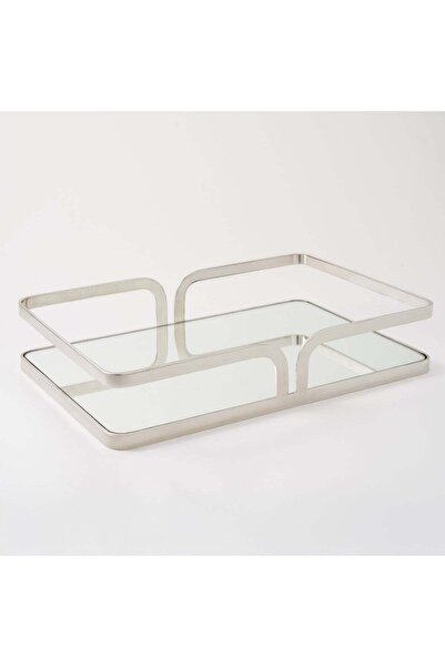 Generic Dallaty Silver Mirror Serving Tray
