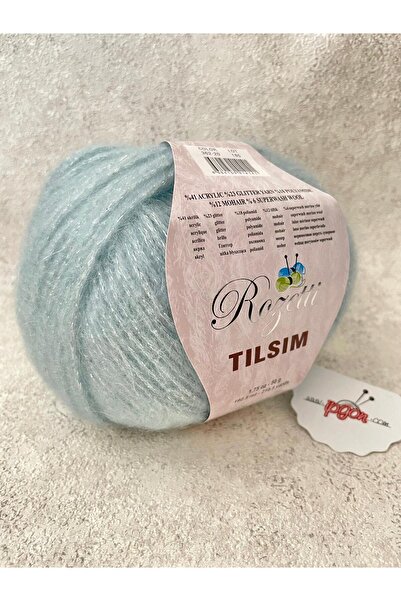 Himalaya Rozetti̇ Tilsim 362-20 Ice Blue 5 Pieces