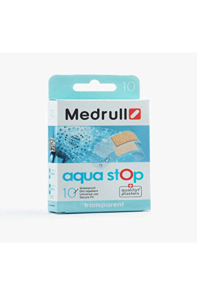 Medrull Aqua Stop Hypoallergenic Transparent Assorted Plasters for Sensitive ...