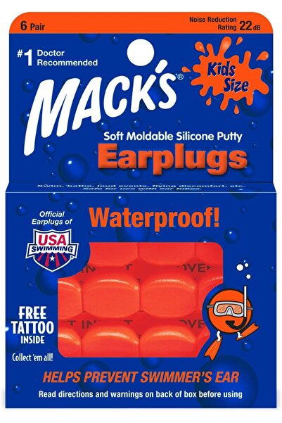 Max 6 Pairs Soft Earplugs - Kids Size
