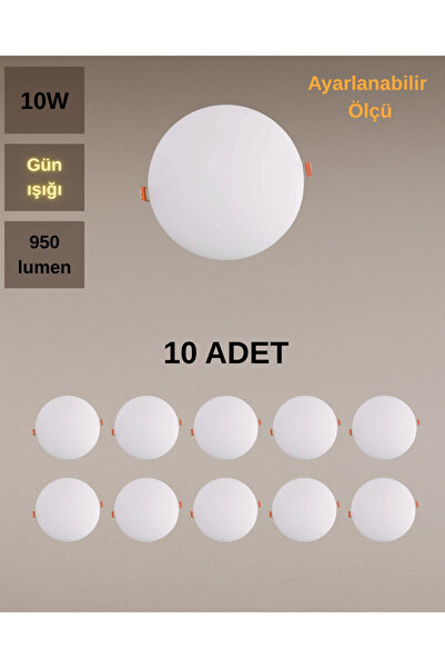 Cata CT-5660 X Plus Led Panel 10W Günışığı - 10’lu Paket
