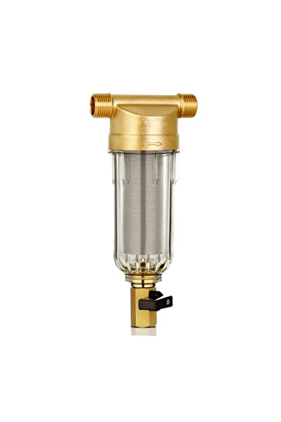 WTS Water filter with self-cleaning brass and stainless steel mesh 3/4 and 40...