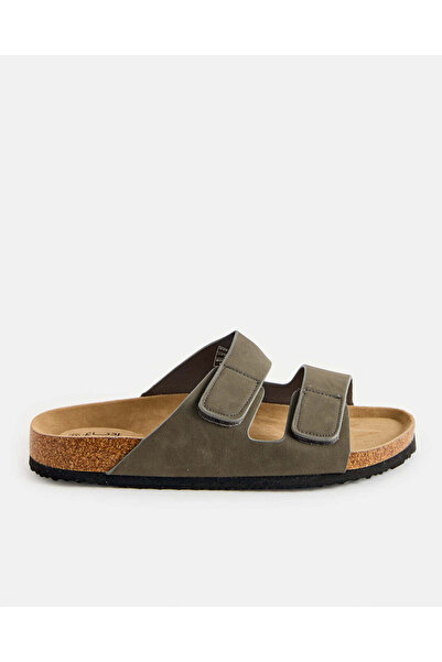 REDTAG صندل رجالي رمادي من الفلين