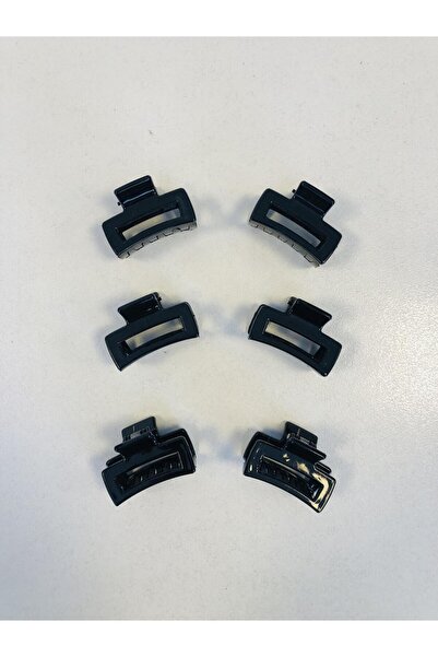 AYMETA Siyah Orta Boy Mandal Toka - Trend Şık Toka 4 cm 1 Adet