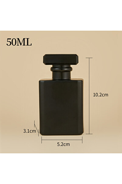 Choice1 زجاجة عطر سوداء لامعة 50 مل أو 30/50 مل، زجاجة فارغة، بخاخ مكياج فاخر...