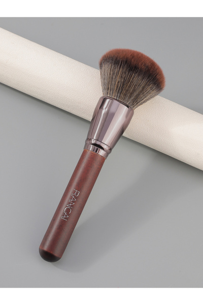 Choice 1pcs Single Big Red Wooden Handle Loose Powder Brush Blush Brush Found...
