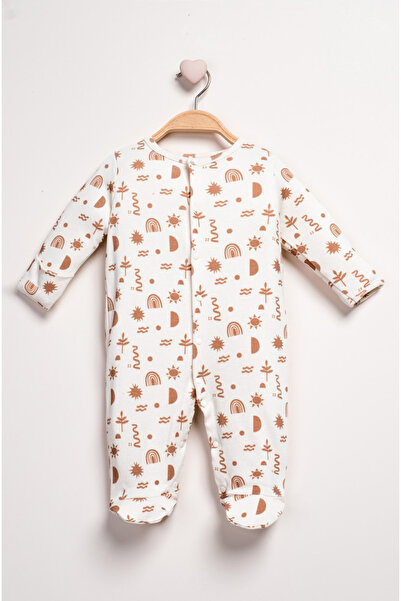 Baby Fou Kendinden Eldivenli Bebek Tulum