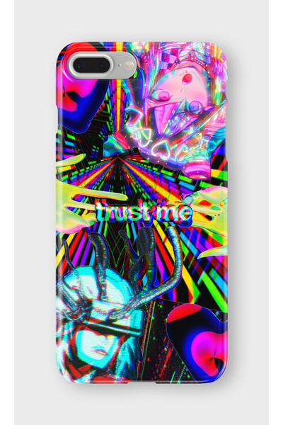 lelia حافظة هاتف شفافة مطبوعة متوافقة مع iPhone 6/6S Plus |   المجموعة: نيون ...