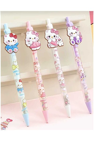 ALPA STORE HELLO KITTY 0.7 Uçlu Kalem Seti Versatil Kalem 4 ADET