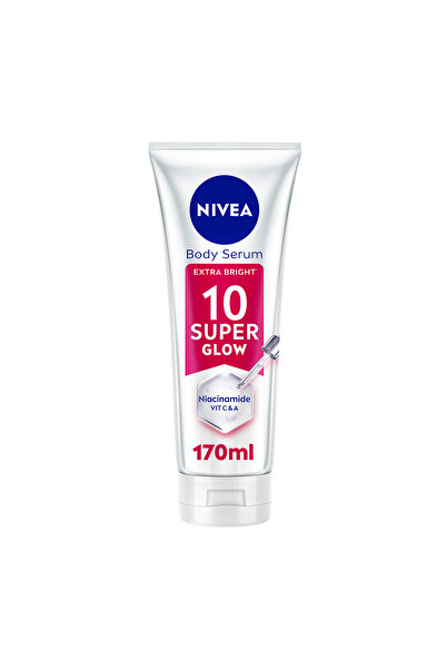 NIVEA SUPER 10 Glow Body Serum, Glowing Skin, With Niacinamide, 170ml