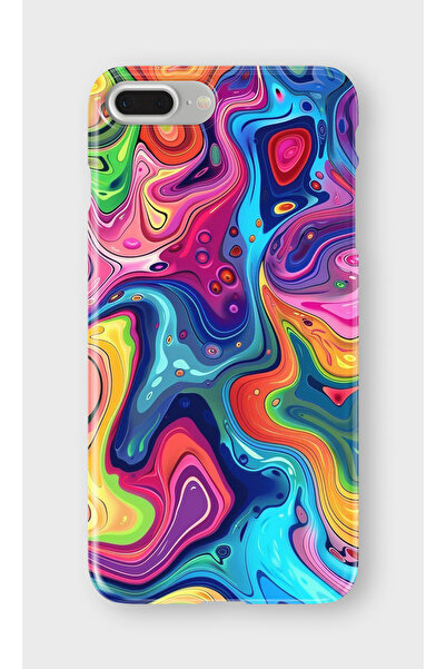 lelia حافظة هاتف شفافة مطبوعة متوافقة مع iPhone 6/6S Plus |   مجموعة كولور وي...