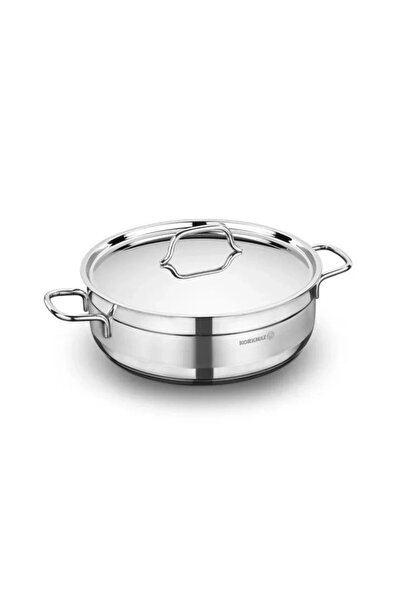 KORKMAZ KOR A1022 Alfa Kısa Çelik Tencere 24x8 cm 3,5 L