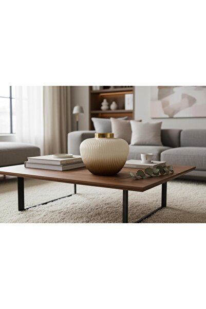 Bosso Model 3012 Dekoratif Cam Vazo 33X28 cm Modern Tasarım