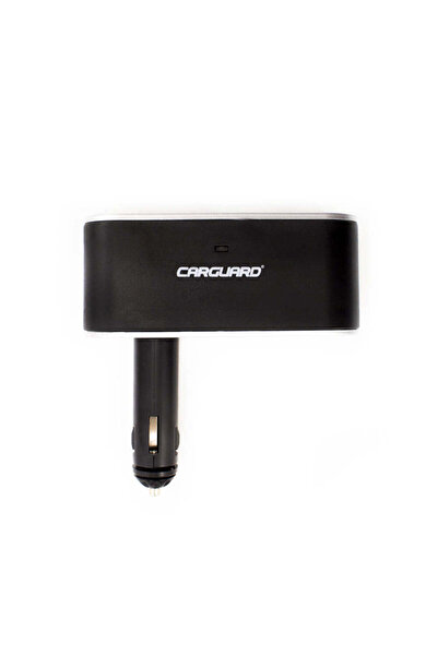 CarGuard Triple Socket for Car Lighter + USB 1 A -
