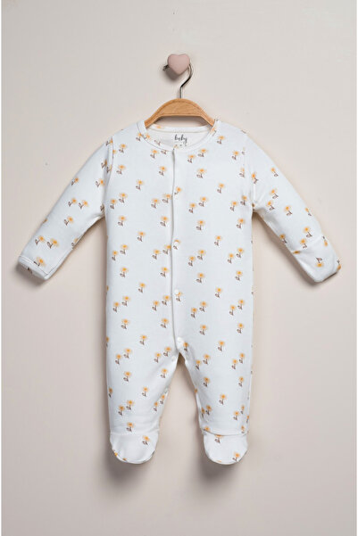 Baby Fou Baby Jumpsuit with Built-In Gloves
